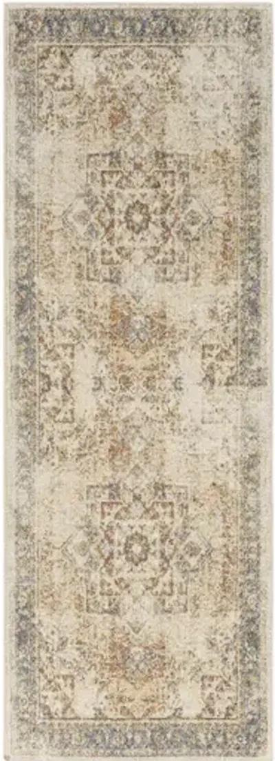 Lillian LLL-2317 2'7" x 7'3" Machine Woven Rug