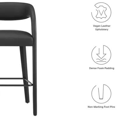 Pinnacle Vegan Leather Barstool - Set of 2