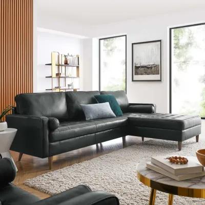 Valour 98" Leather Sectional 