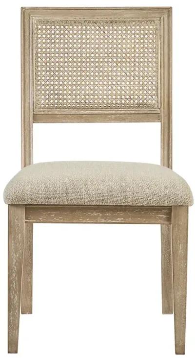 INK+IVY Kelly Light Brown Armless Dining Chair Set of 2