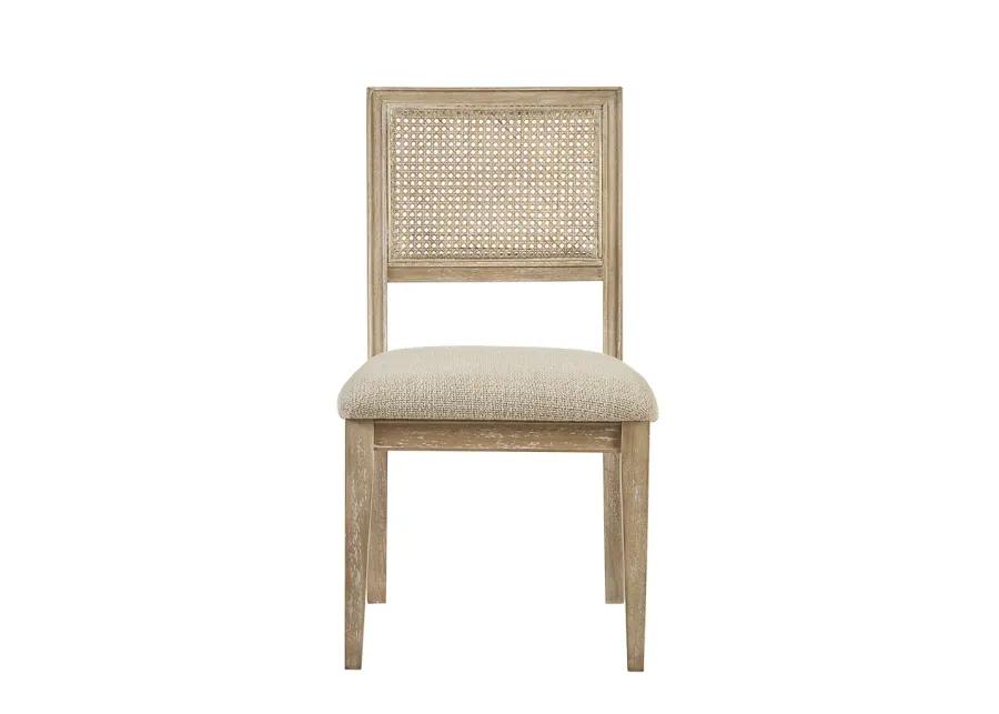 INK+IVY Kelly Light Brown Armless Dining Chair Set of 2