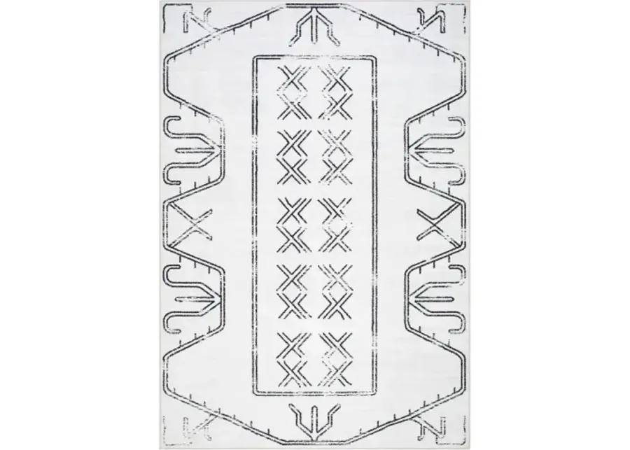 Lavable LVB-2323 2'7" x 4' Machine Woven Rug