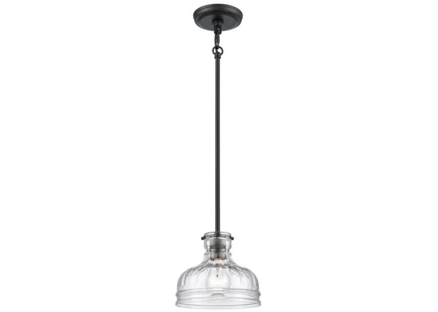 Orinoco 8" Wide 1-Light Mini Pendant - Matte Black