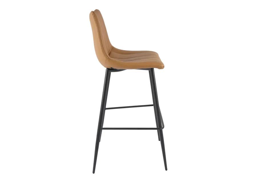 ALIBI BARSTOOL TAN-SET OF TWO