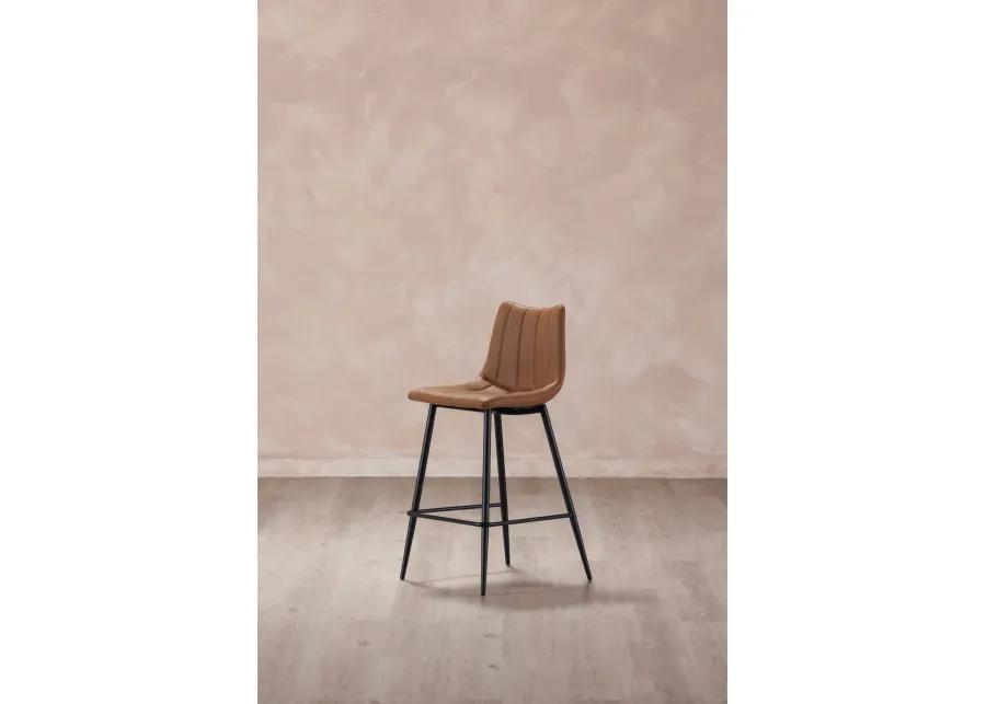 ALIBI BARSTOOL TAN-SET OF TWO