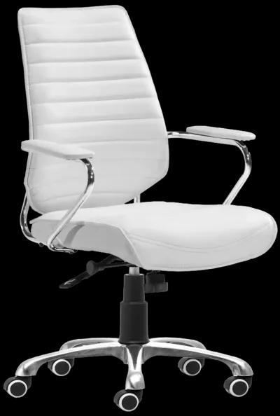 Enterprise Low Back Office Chair White