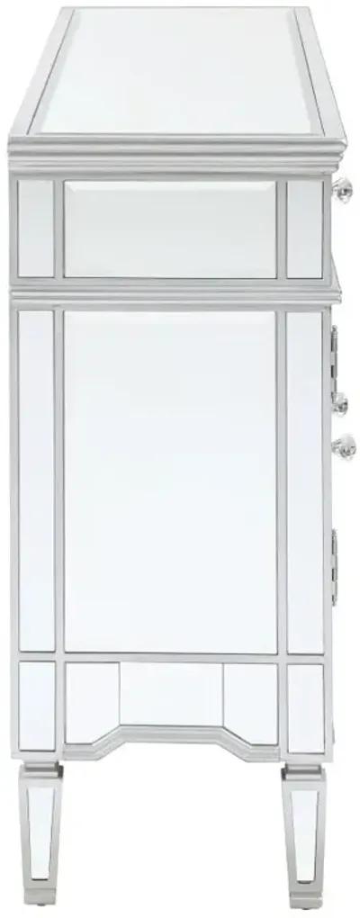 Duchess 5-drawer Accent Cabinet Silver