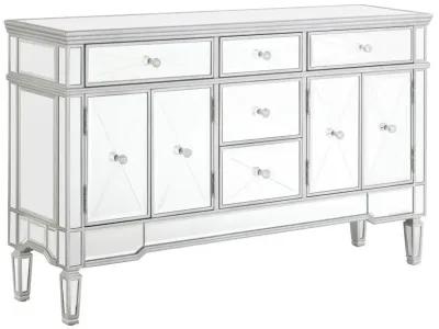 Duchess 5-drawer Accent Cabinet Silver