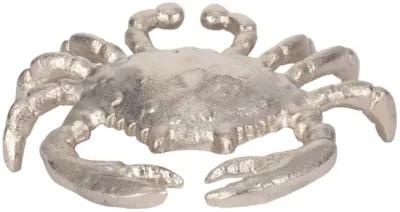 Metal, 7" Crab Deco Silver