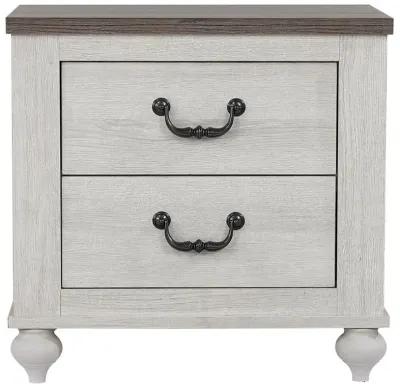 Stillwood 2-drawer Nightstand Vintage Linen