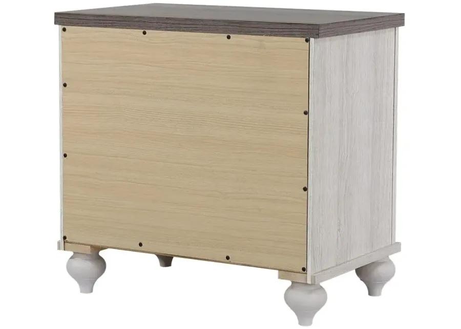 Stillwood 2-drawer Nightstand Vintage Linen