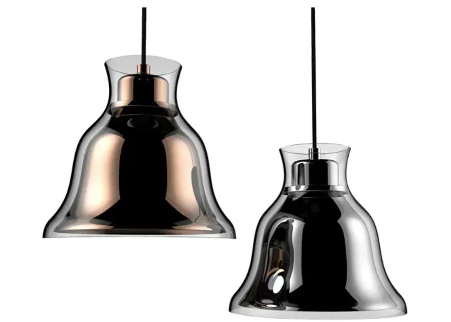 Bolero 8.3" Wide 1-Light Mini Pendant - Chrome