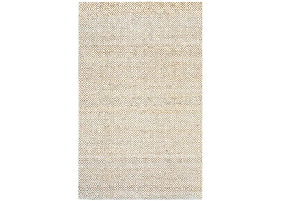 Ellington Natural  pattern  Jute / Wool  5' x 8' Rectangle Rug