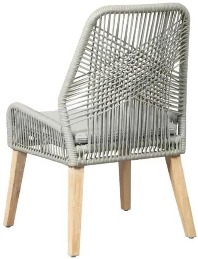 Adley Woven Back Side Chairs Grey (Set of 2)