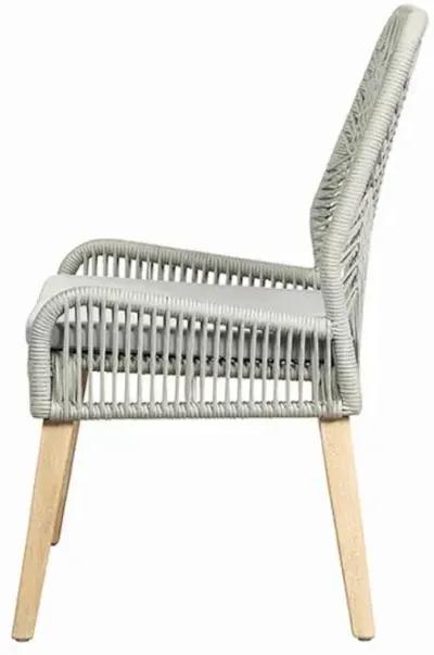 Adley Woven Back Side Chairs Grey (Set of 2)