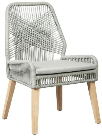 Adley Woven Back Side Chairs Grey (Set of 2)