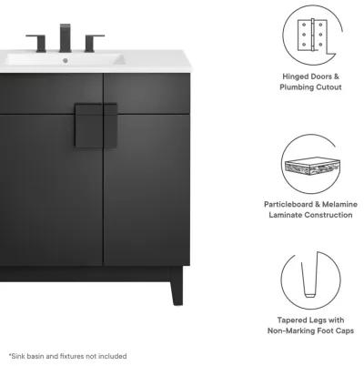 Miles 36" Bathroom Vanity Cabinet (Sink Basin Not Included)