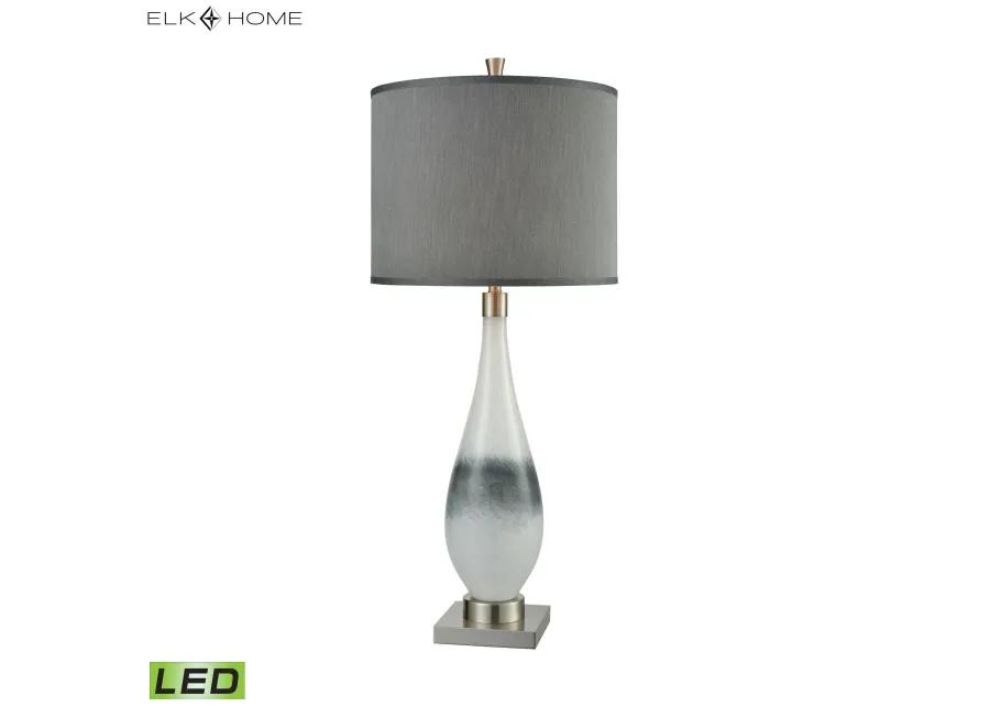 Vapor 38'' High 1-Light Table Lamp - Brushed Nickel - Includes LED Bulb