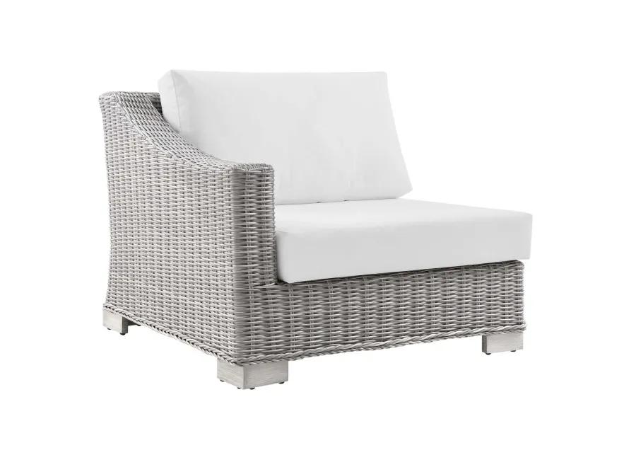 Conway Outdoor Patio Wicker Rattan Left-Arm Chair