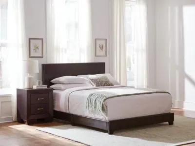 Dorian Upholstered Queen Bed Brown