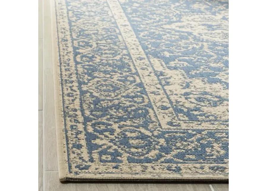 LINDEN 137 Collection LND137M-26 Blue / Creme 2'-2" X 6'