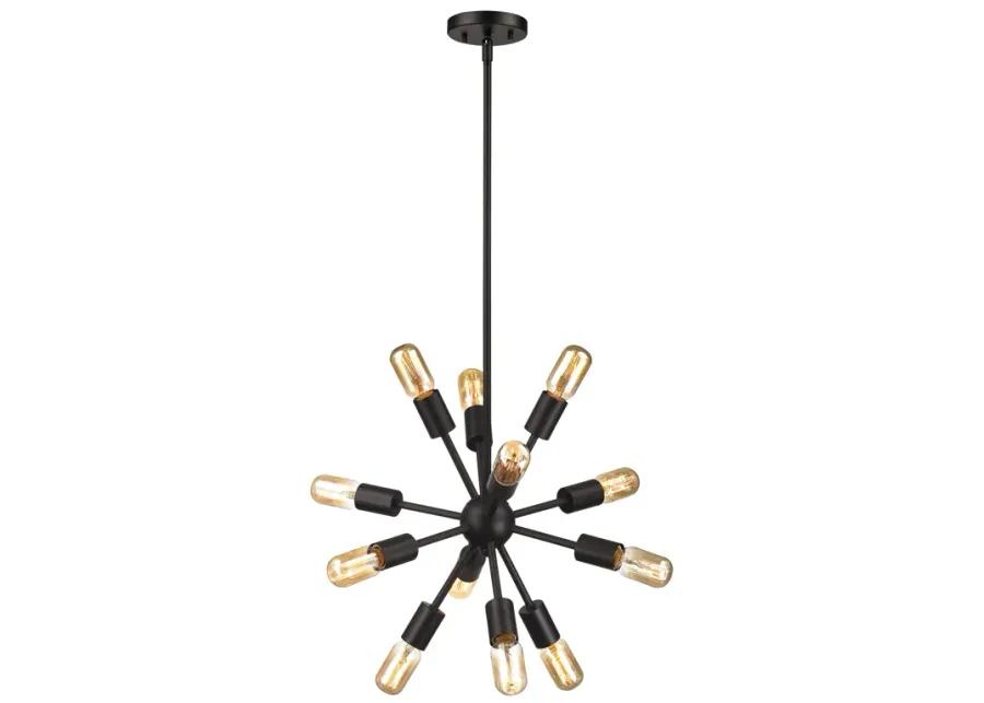 Delphine 16" Wide 12-Light Chandelier - Oil Rubbed Bronze