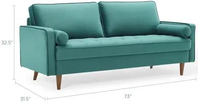 Valour Performance Velvet Sofa