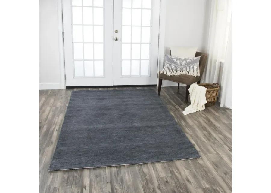 Fifth Avenue Dark Gray Solid Wool 10' x 13' Rectangle Rug