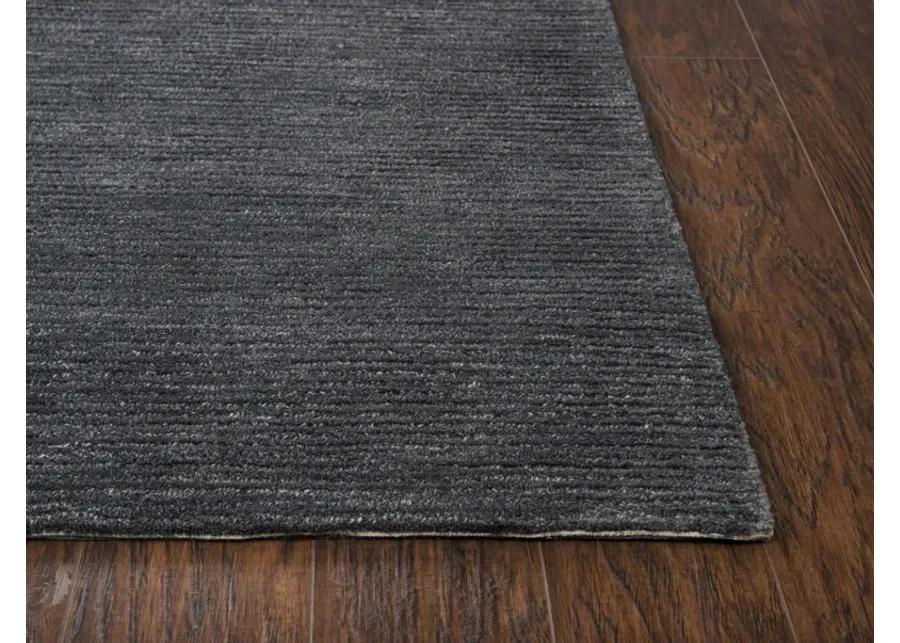 Fifth Avenue Dark Gray Solid Wool 10' x 13' Rectangle Rug