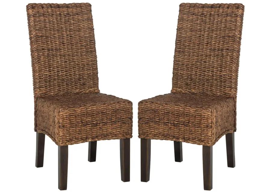 AVITA 18''H WICKER DINING CHAIR - Set of 2