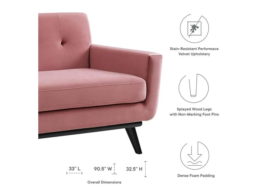 Engage Performance Velvet Sofa