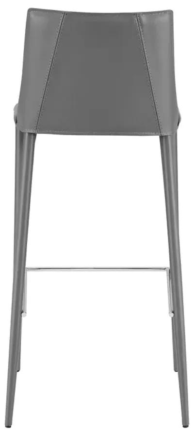 Kalle Bar Stool in Gray - Set of 1