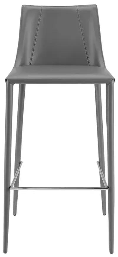 Kalle Bar Stool in Gray - Set of 1