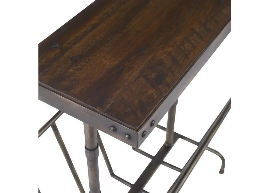 Sonora Industrial Magazine Accent Table