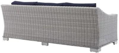 Conway Sunbrella® Outdoor Patio Wicker Rattan Sofa