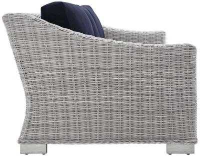 Conway Sunbrella® Outdoor Patio Wicker Rattan Sofa