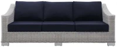 Conway Sunbrella® Outdoor Patio Wicker Rattan Sofa