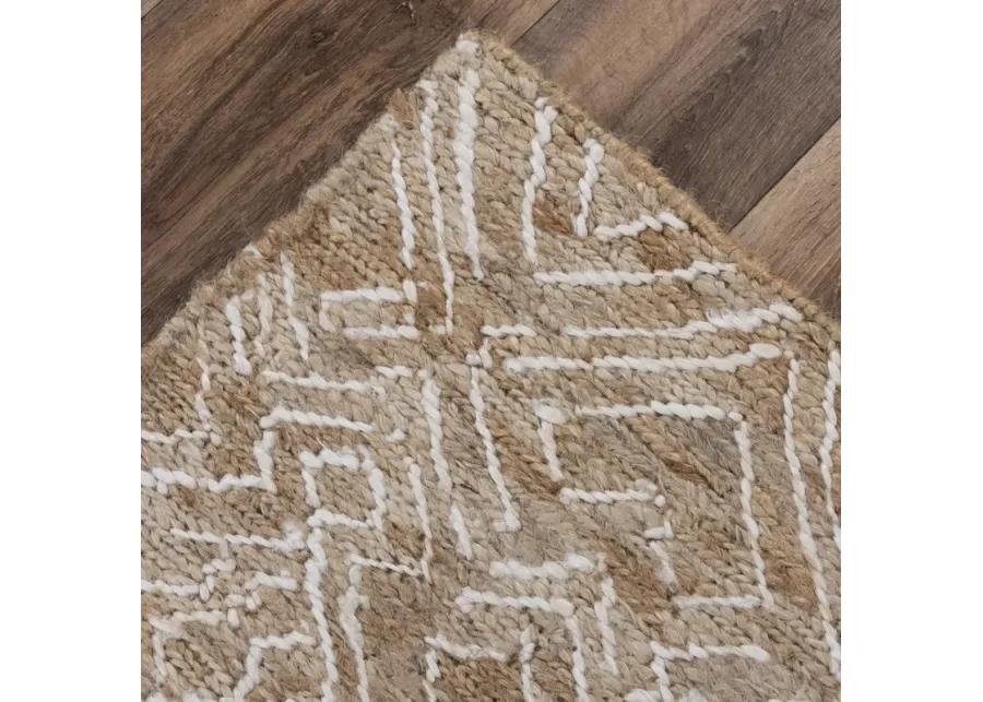 Bengal Natural/Beige  Jute 8' x 10' Rectangle Rug