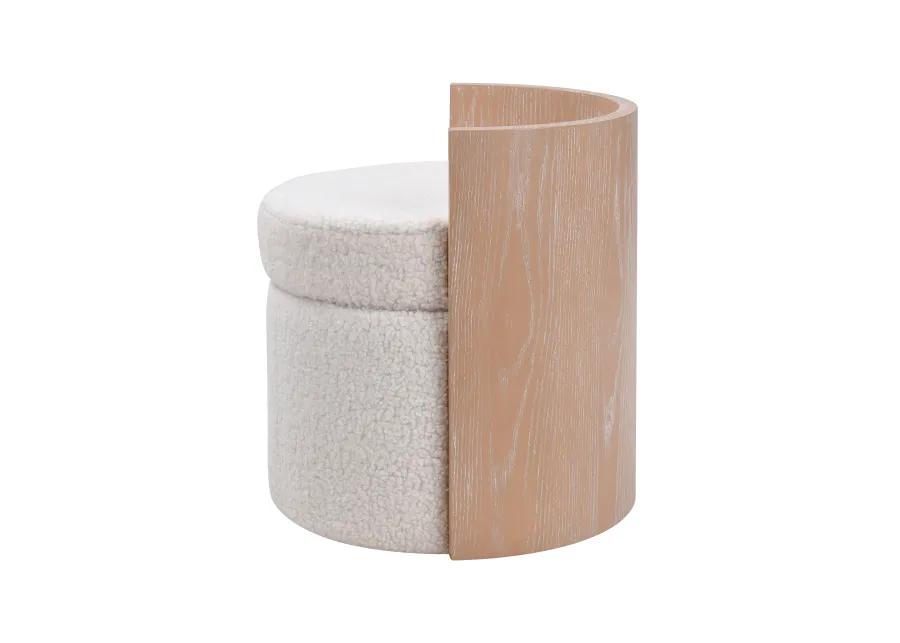 Pollard Stool - Light Oak