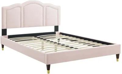 Emerson Performance Velvet King Platform Bed