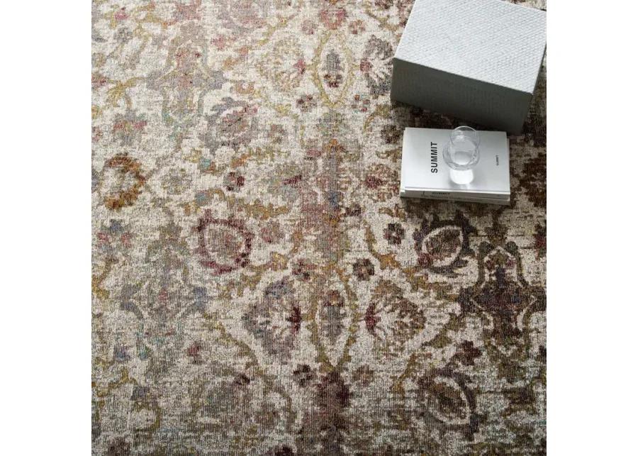 Success Kaede Distressed Vintage Floral Moroccan Trellis 8x10 Area Rug