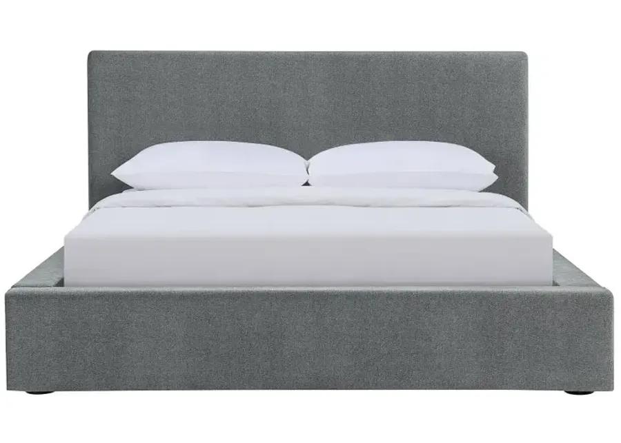 Gregory Upholstered Platform Bed Graphite