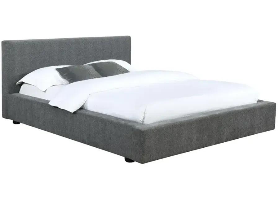 Gregory Upholstered Platform Bed Graphite