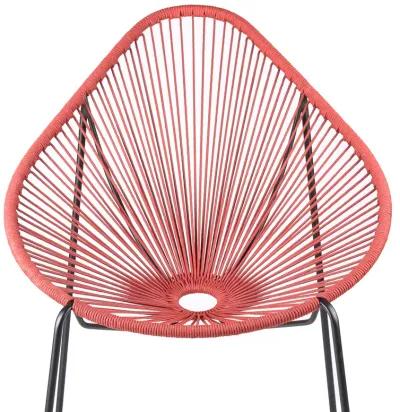 Acapulco Indoor Outdoor Steel Papasan Lounge Chair 