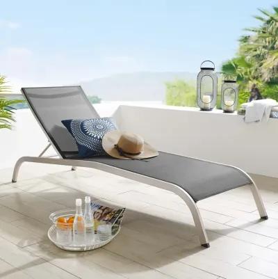 Savannah Mesh Outdoor Chaise 