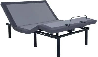 Negan Twin XL Adjustable Bed Base Grey and Black