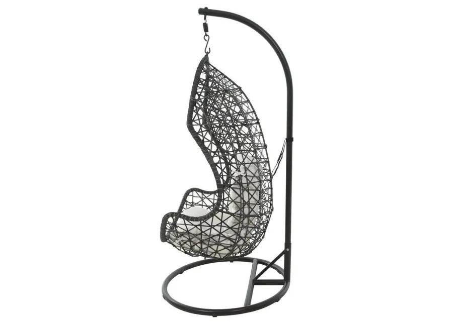 Panama Jack Hanging Chair w/Metal Stand &amp; Cushions