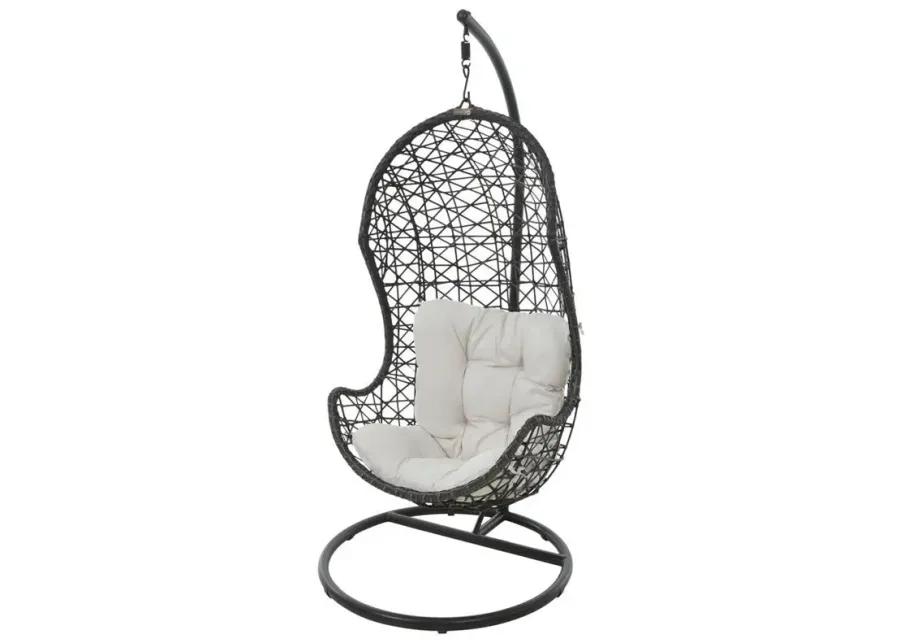 Panama Jack Hanging Chair w/Metal Stand &amp; Cushions