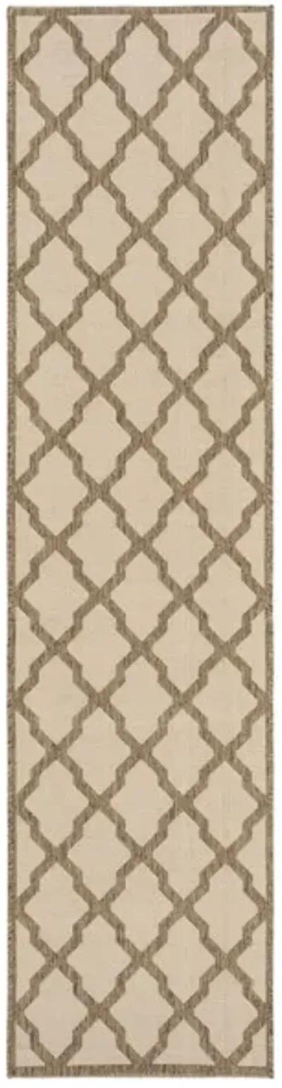 LINDEN 122 Collection LND122C-28 Cream / Beige 2'-2" X 8'