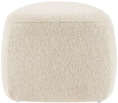 Carlese Fabric Small Ottoman, Palladian Beige 